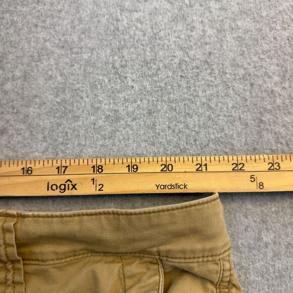 Old Navy Pants Women's 2X Beige OG Chino Comfort Waist Academia Crop Read - Picture 8 of 11